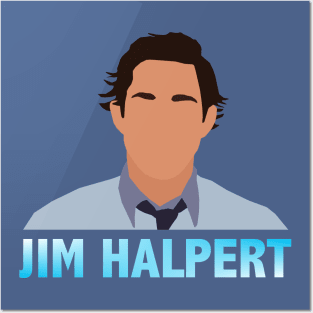 Jim Halpert illustration Posters and Art
